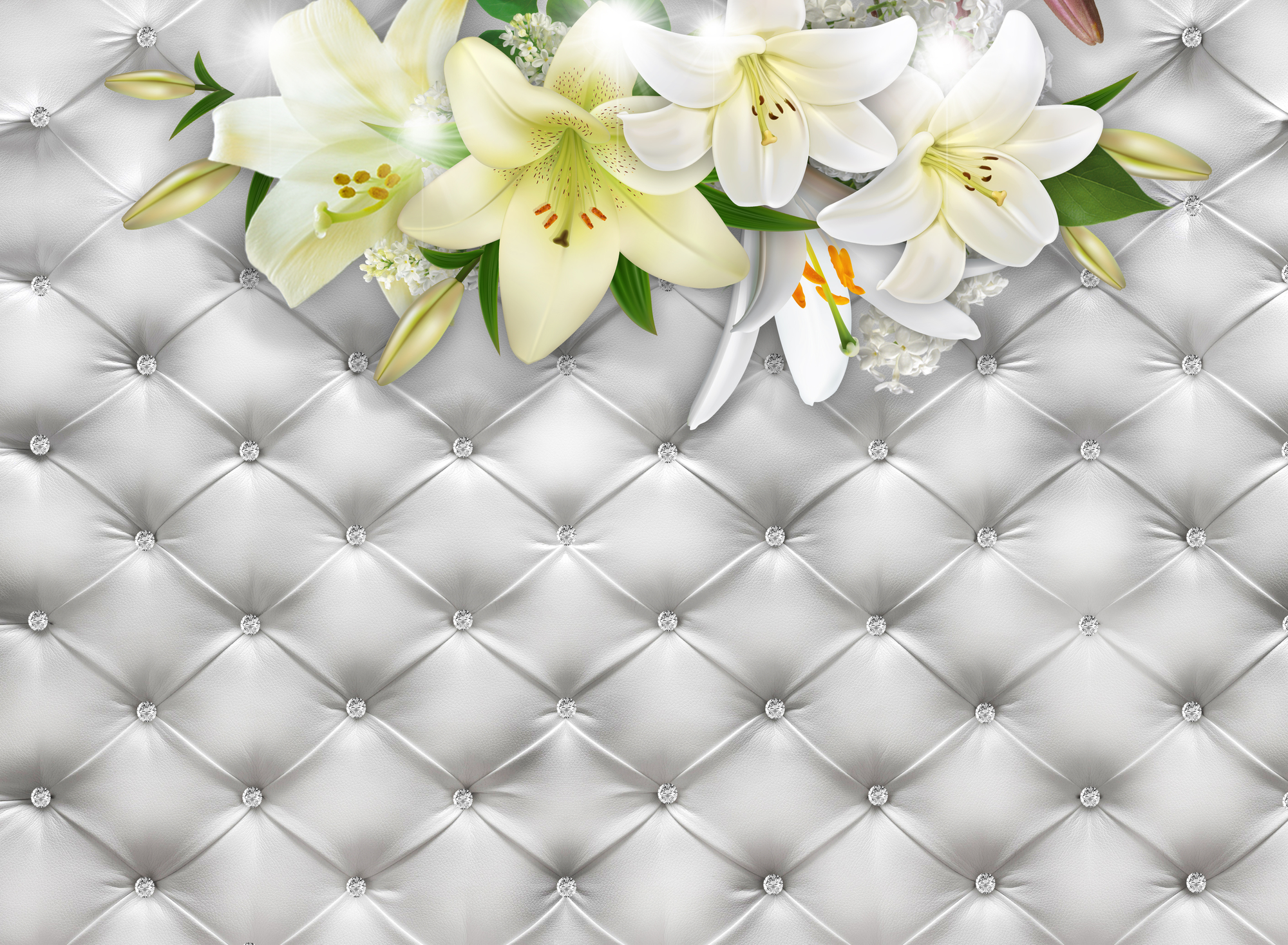 

Фотообои 3D '3D лилии' (3941) , Живопись