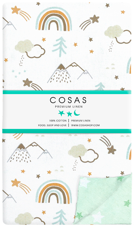 

Пододеяльник Cosas Mountain Rainbow Stars 160х220
