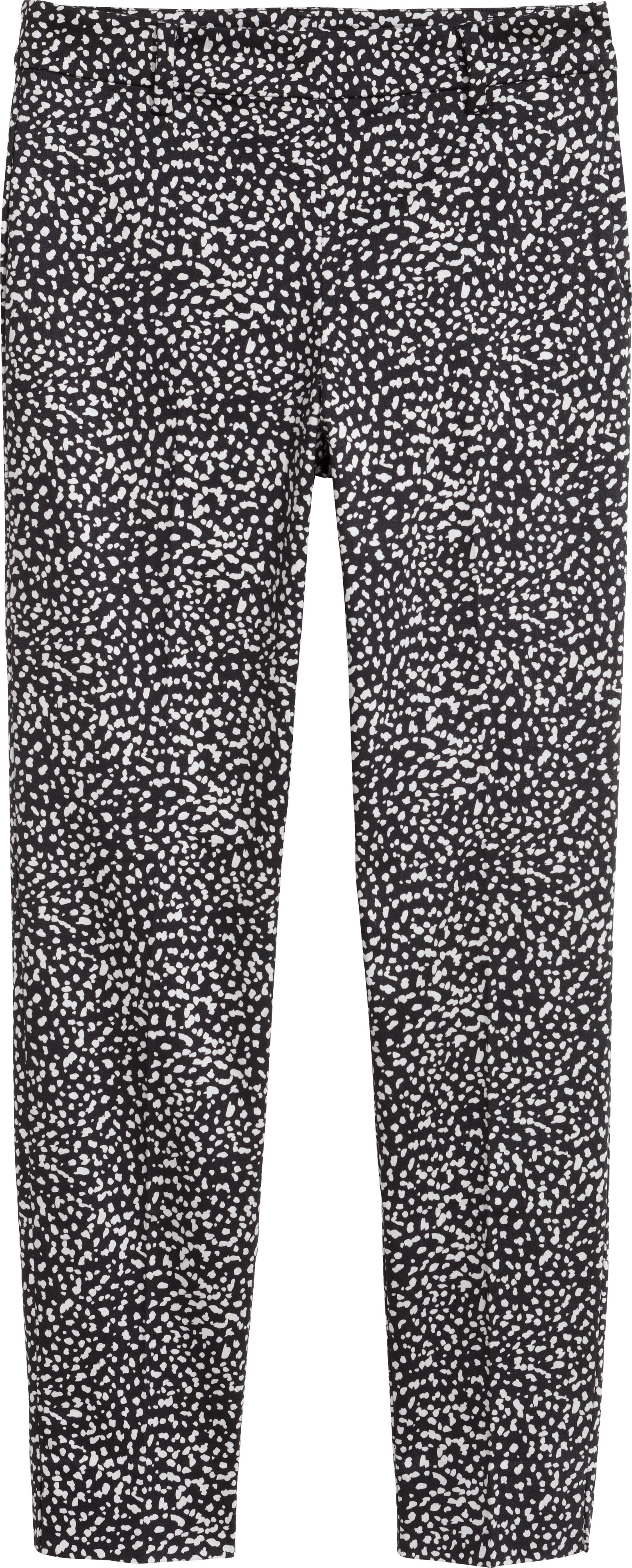 

Брюки H&M 5235586-AAJI 32 Черные с белым