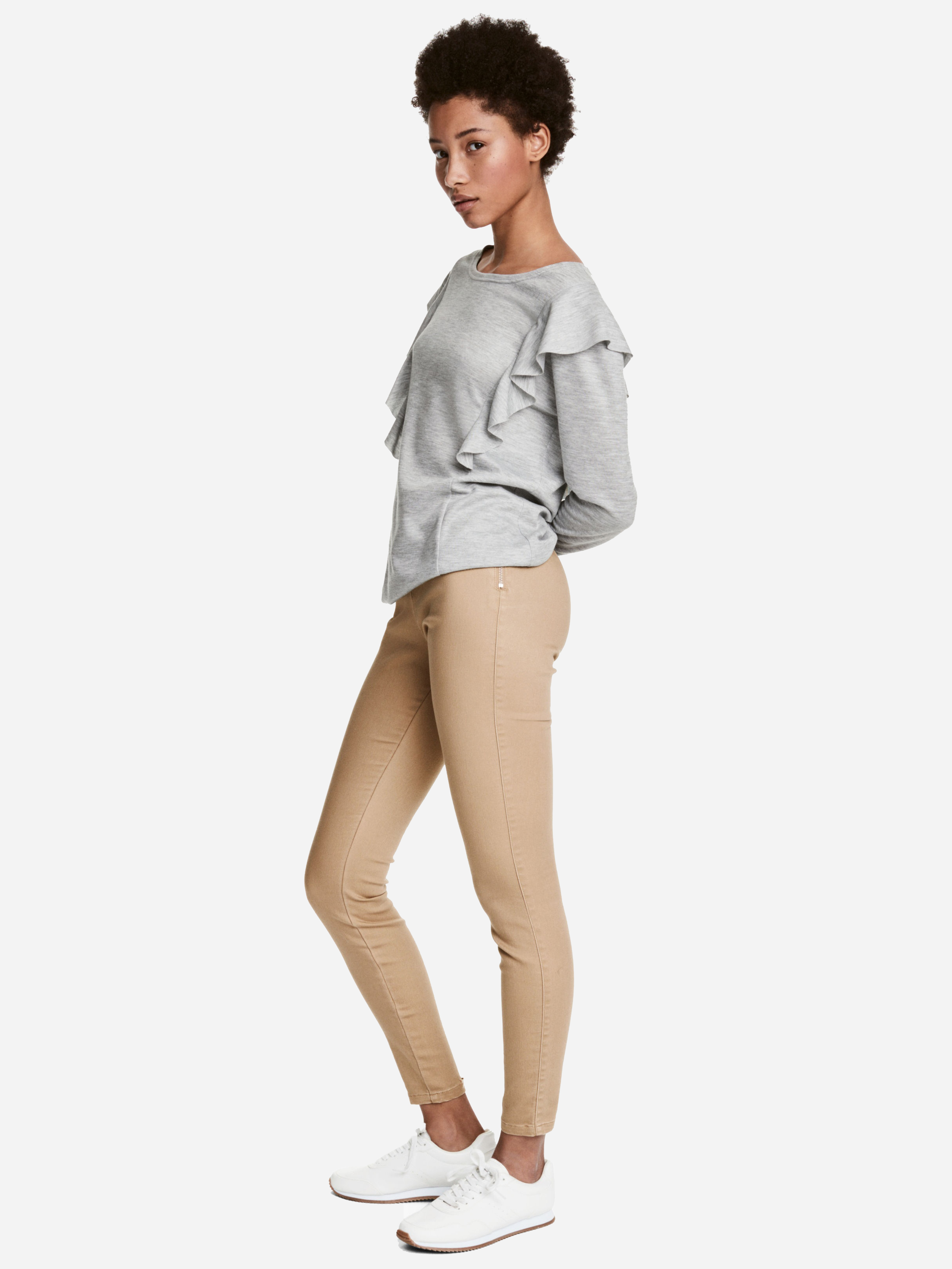 

Леггинсы H&M 5026365-ACTQ 46 Бежевые