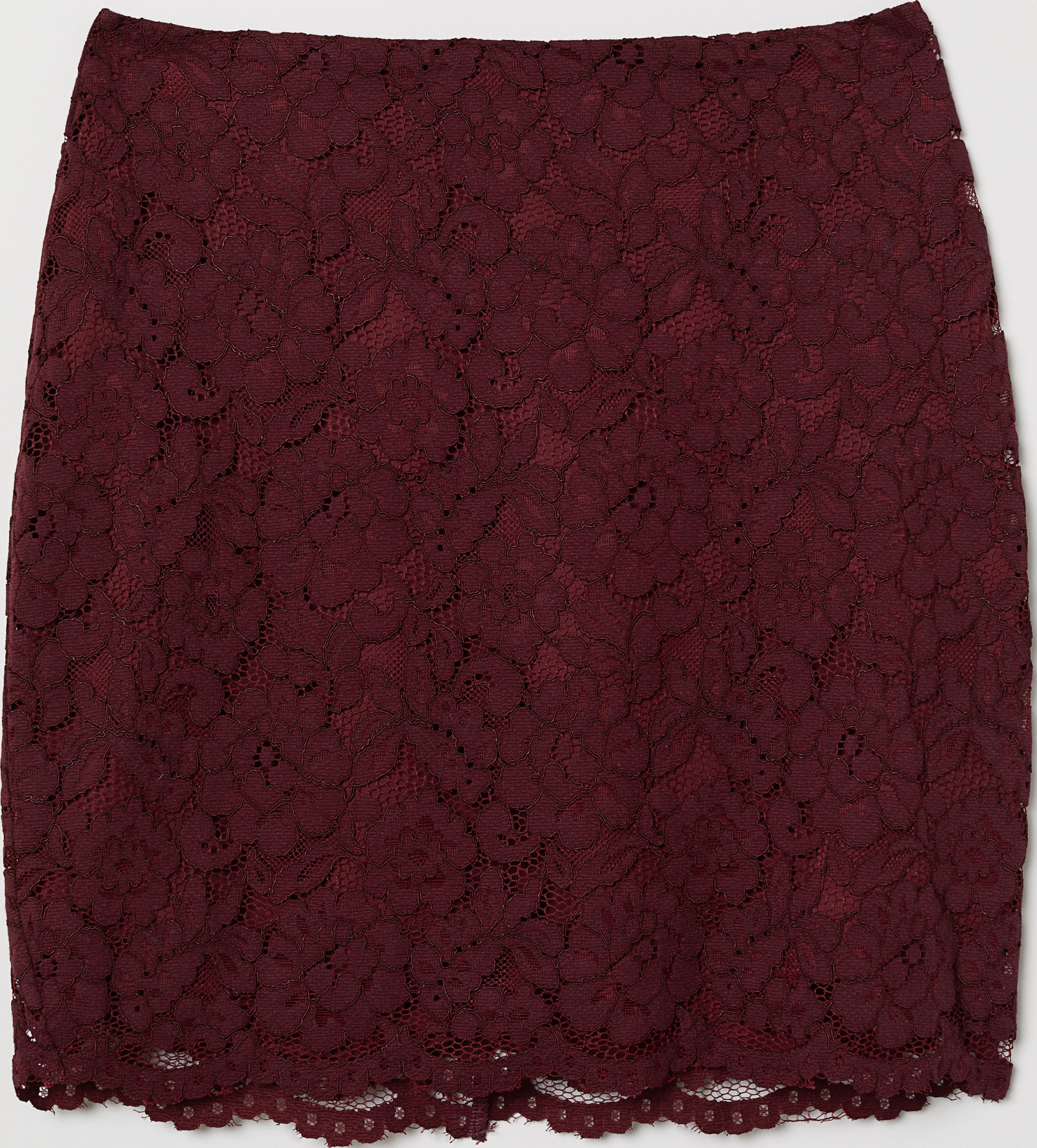 

Юбка H&M 6796068-AAOT 40 Бордовая