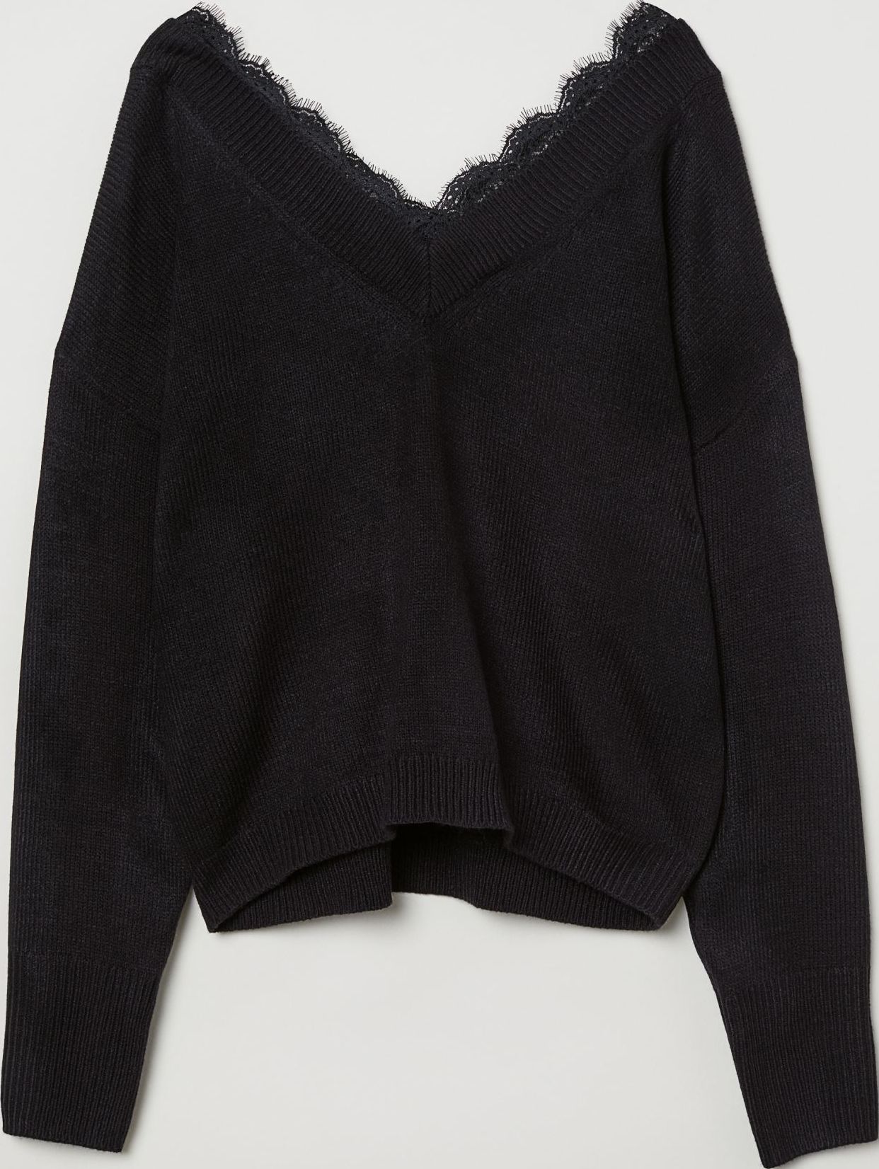 

Пуловер H&M 112-6359579 S Черный