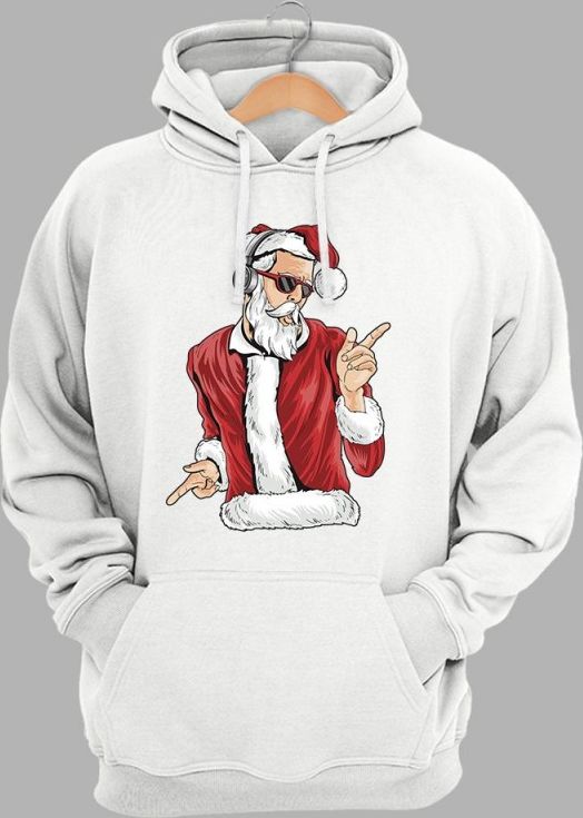 

Худи с новогодним принтом JHK Santa And Music SWRAKNG-WH/NG XXL Белое