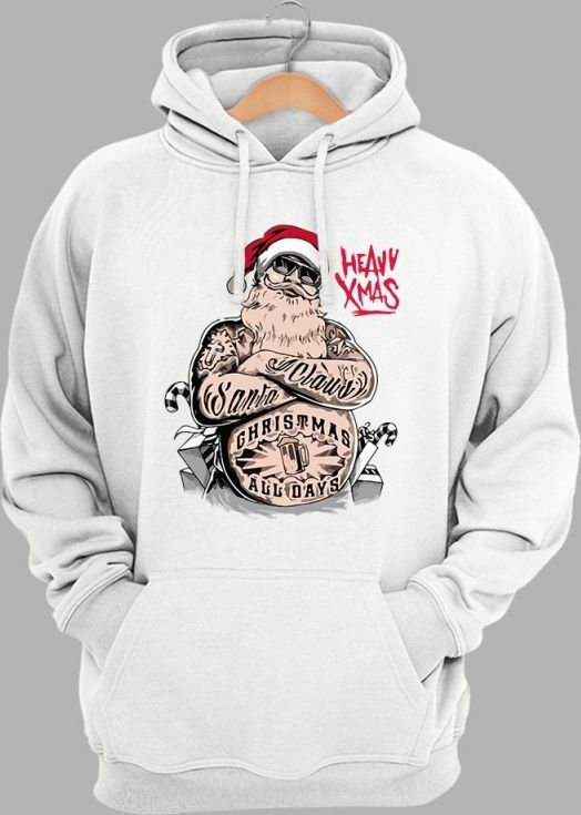 

Худи с новогодним принтом JHK Heavy Christmas SWRAKNG-WH/NG XXL Белое
