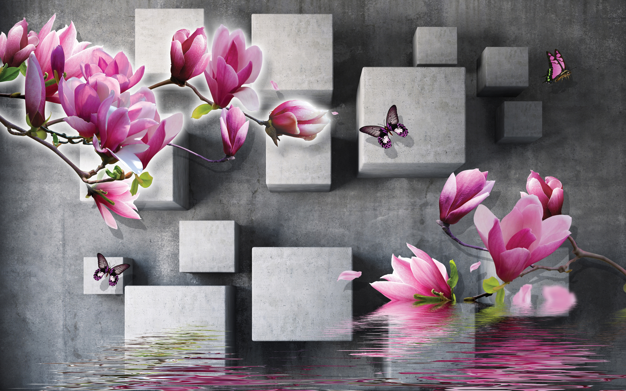 

Фотообои 3D '3D Магнолия' (4343) , Иней