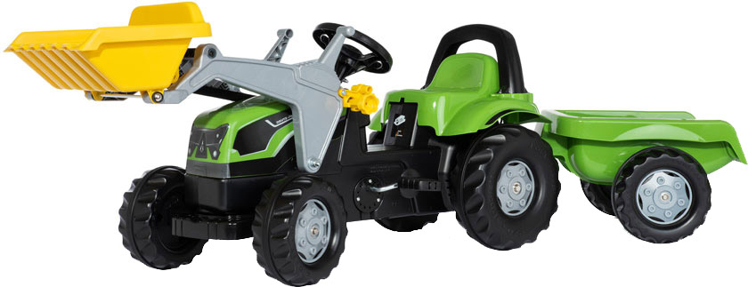 

Трактор с прицепом и ковшом Rolly Toys rollyKid Deutz-Fahr 5115 G TB Зелёный (023196)