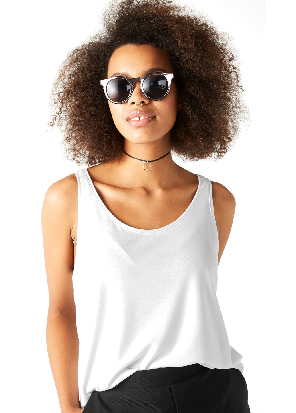 

Майка Monki 307643 S Белая