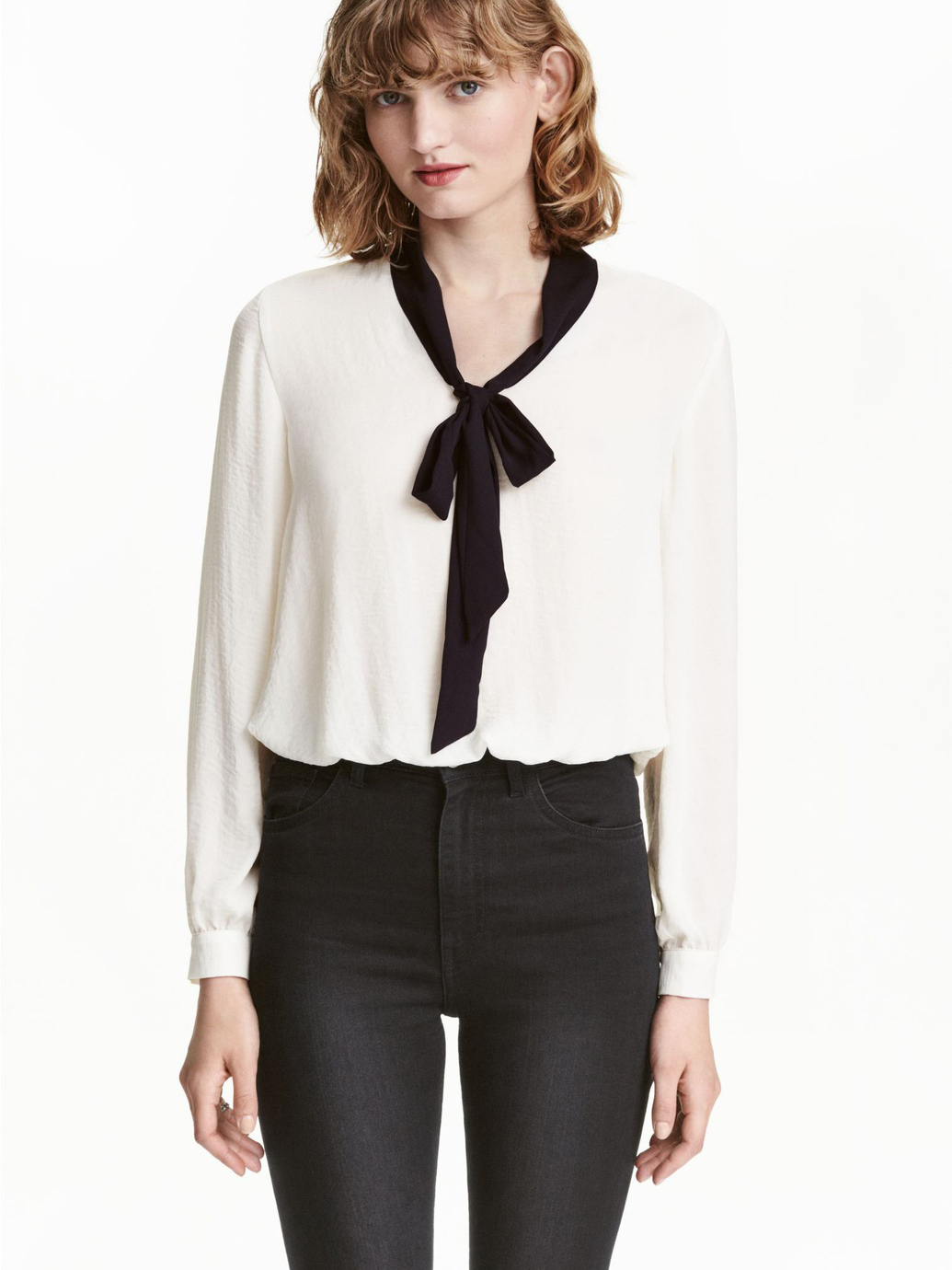 

Блузка H&M 401479  Белая, Блузка H&M 401479 42 Белая