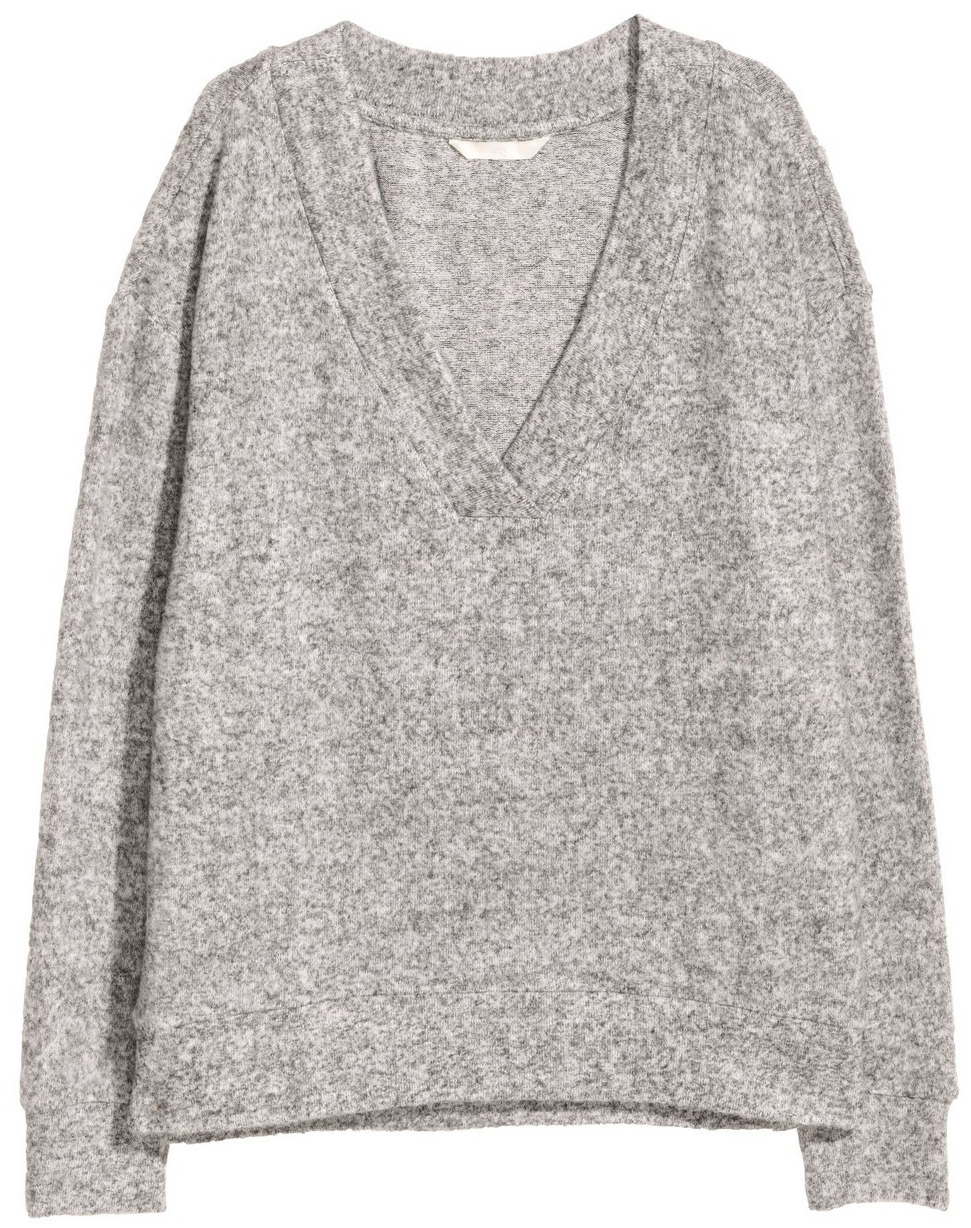 

Пуловер H&M 0596365_сер.мел  Серый, Пуловер H&M 0596365_сер.мел L Серый