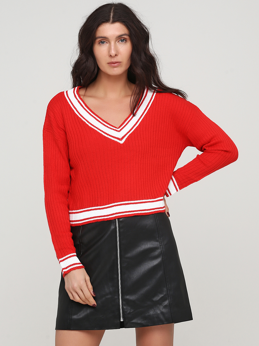 

Пуловер H&M 0735849_красный S Красный
