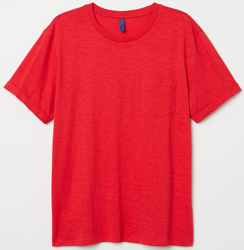 

Футболка H&M 0541706_красн  Красная, Футболка H&M 0541706_красн XS Красная
