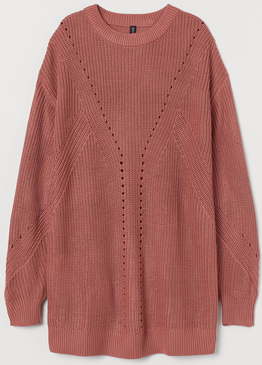 

Джемпер H&M 809239 L Темно-розовый