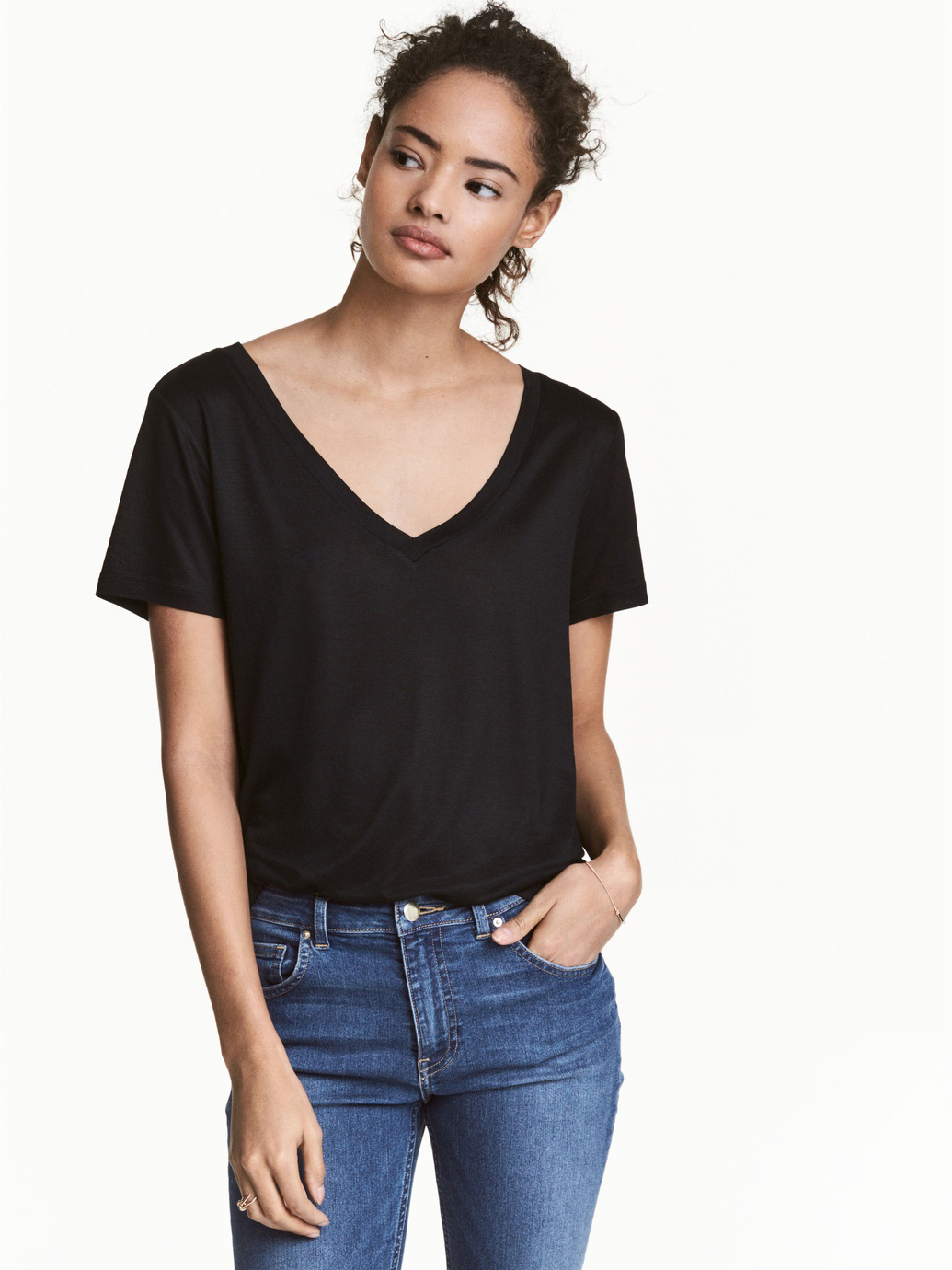 

Футболка H& 0257667_ч  Черная, Футболка H&M 0257667_ч M Черная