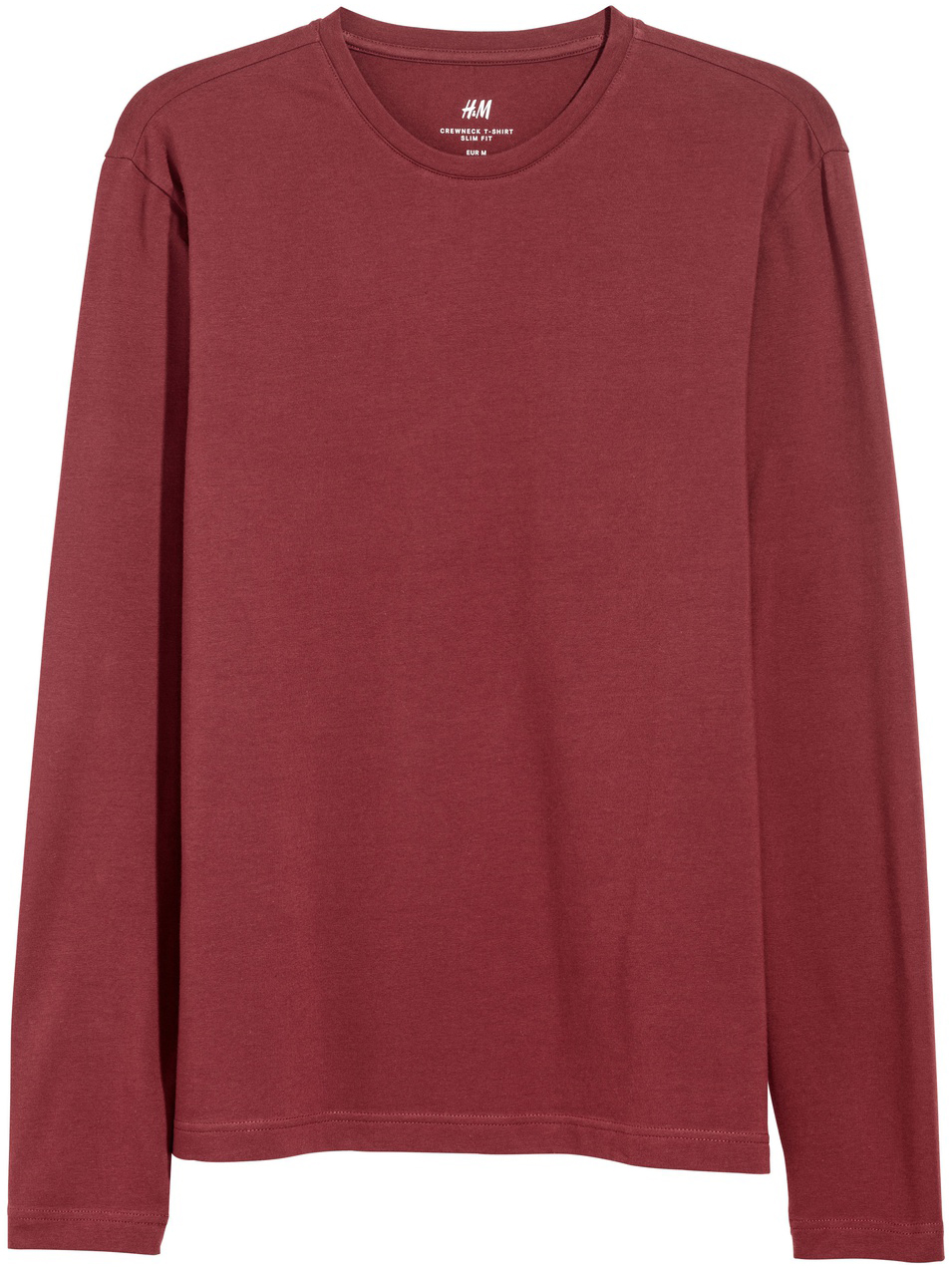 

Лонгслив H&M 0569984_бордо M Бордовый