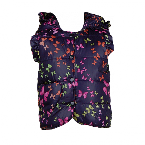 

Жилет с бабочками 2 года (87 см) O 10249-deep blue черный цвет