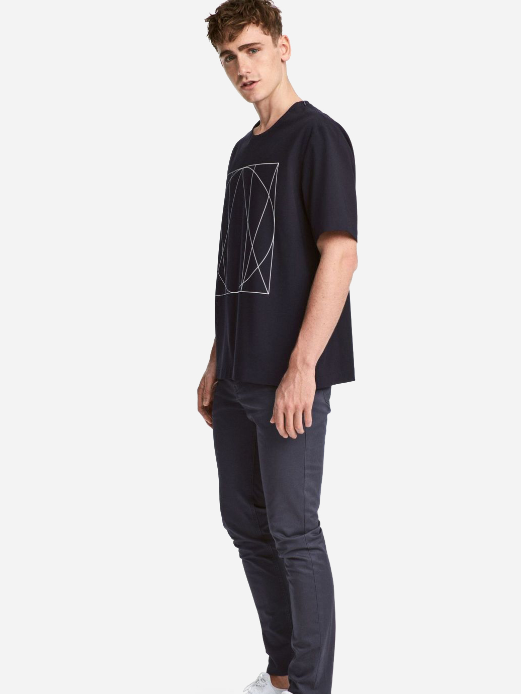 

Брюки H&M 0602644 34 Темно-синие