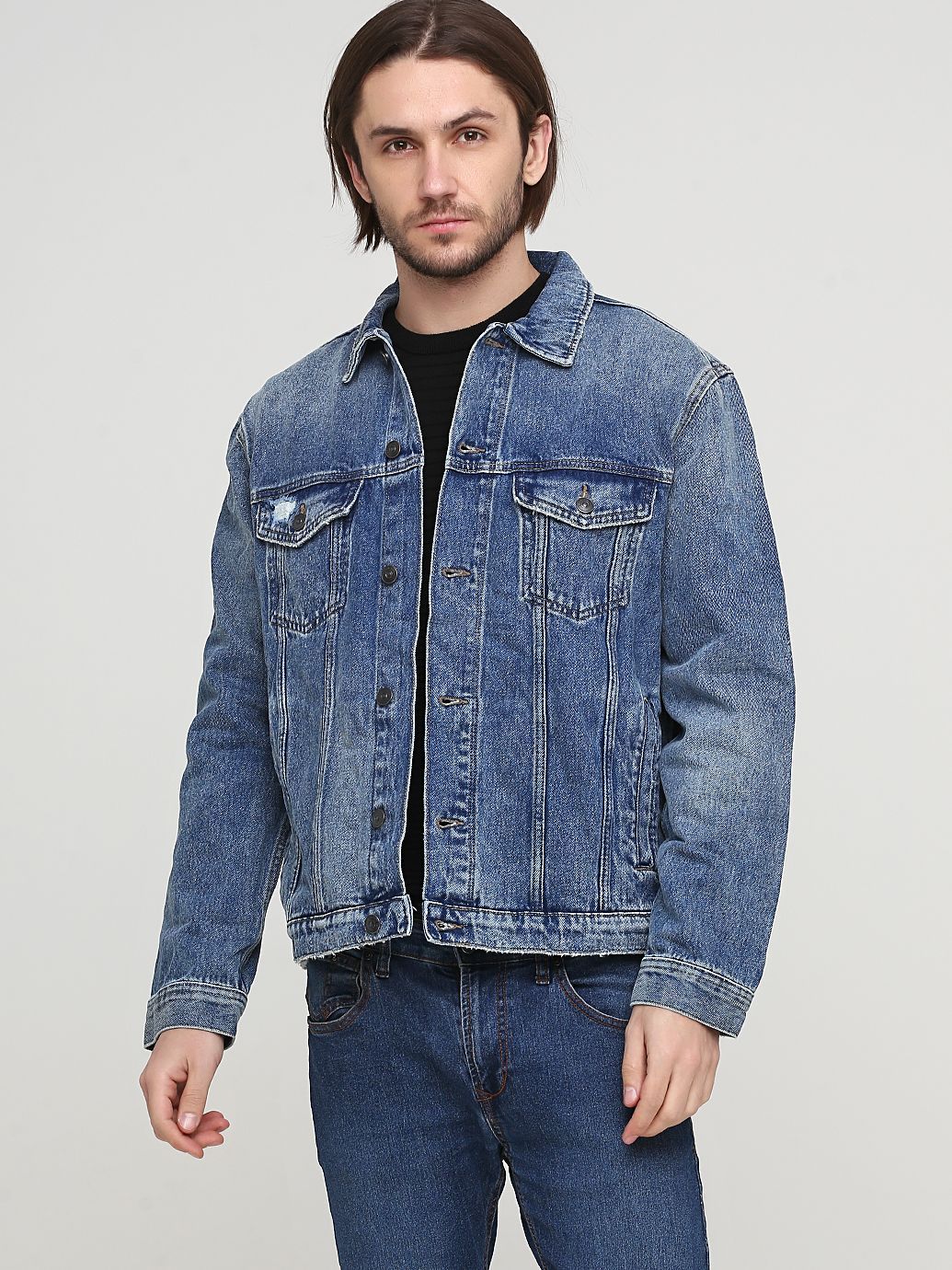 

Куртка джинсовая H& 0572508  Синяя, Куртка джинсовая H&M 0572508 M Синяя