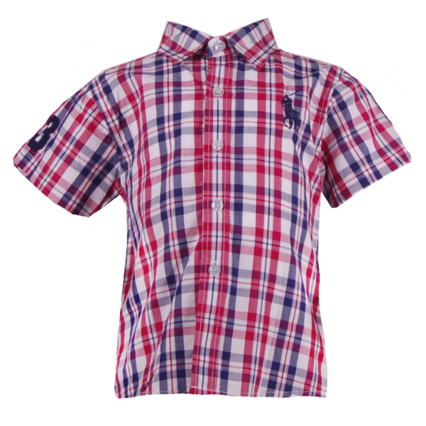

Яркая рубашка в клетку 4 года (104 см) RL 30048-red square красный цвет