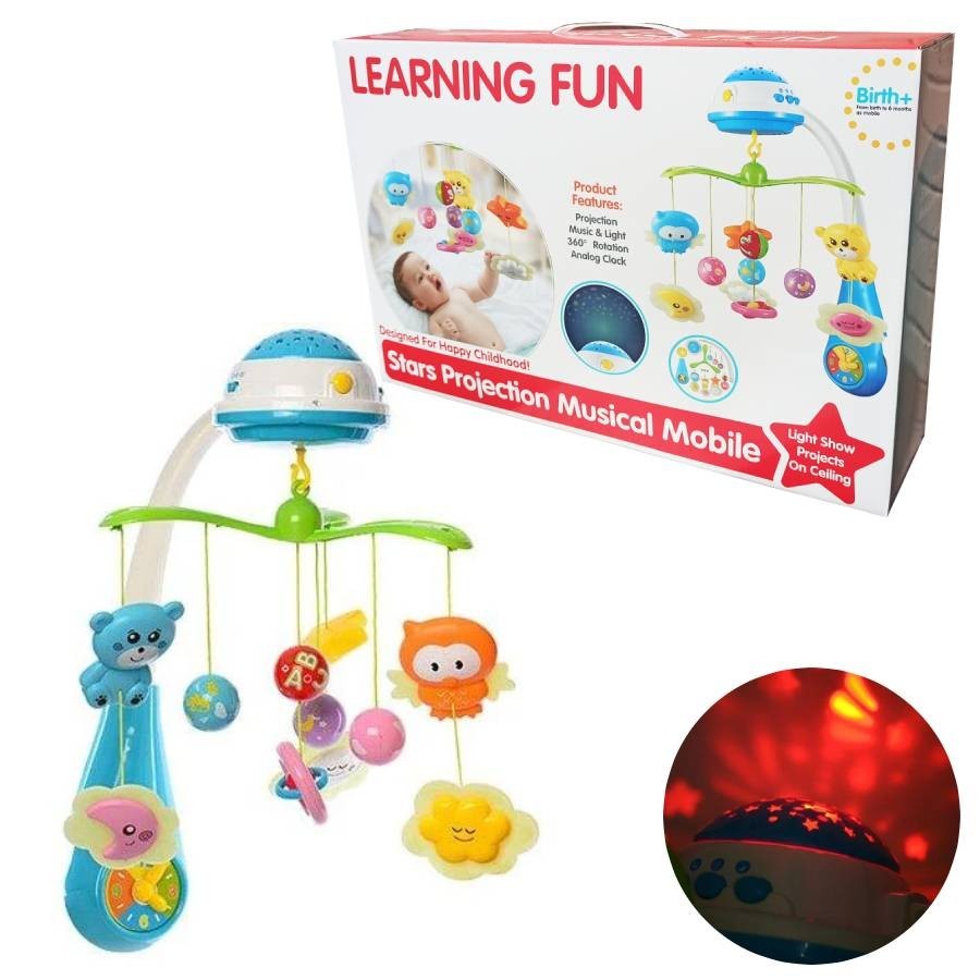 

Музыкальный мобиль Learning Fun с проектором луны и звездного неба пульт (35604)