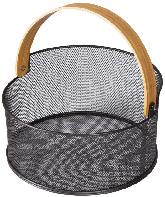 

Корзина для фруктов Husla Black 73946 17x24x17 см черная