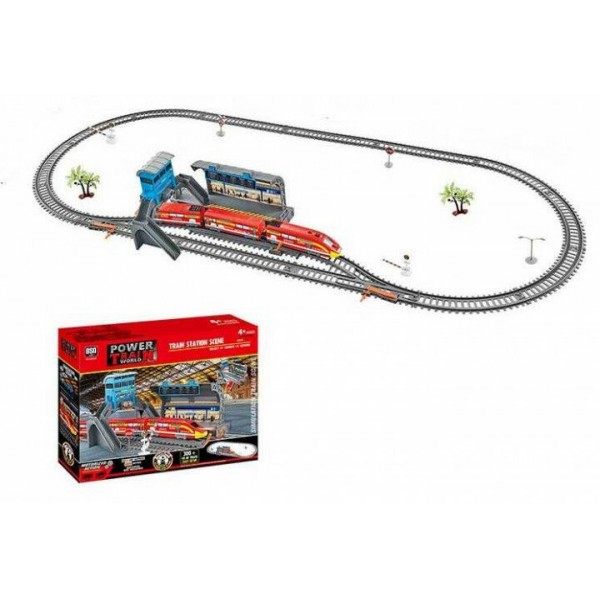 

Детская железная дорога BSQ "Power Train World" 20818 со звуковыми эффектами, регулировкой скорости