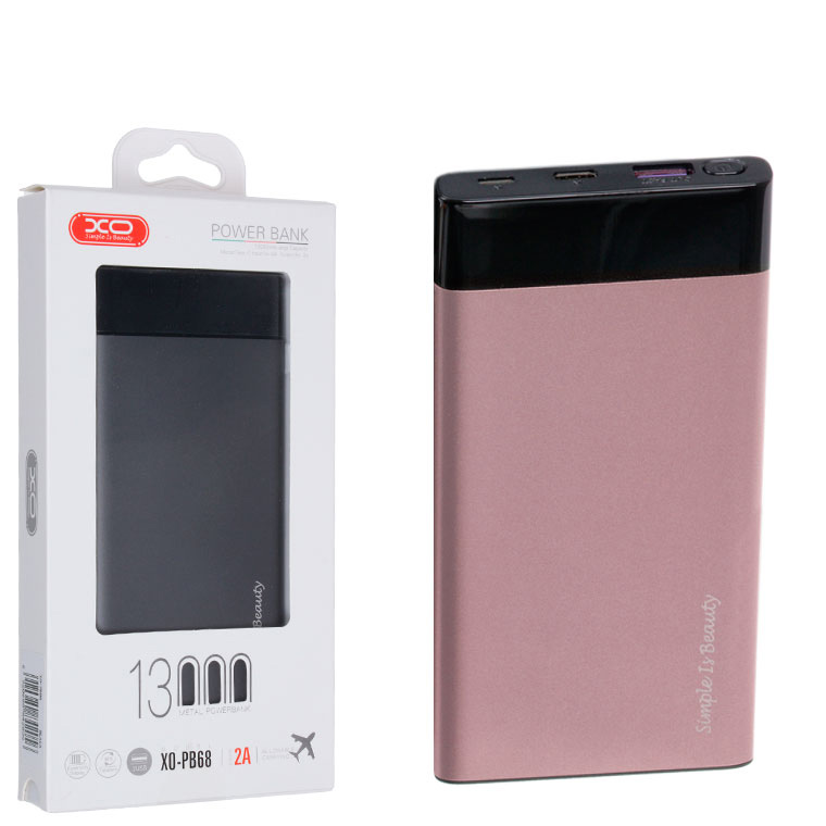 

Power Bank XO PB68 13000 mAh розово-золотистый
