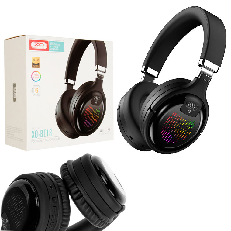 

Bluetooth наушники с микрофоном XO BE18 черные