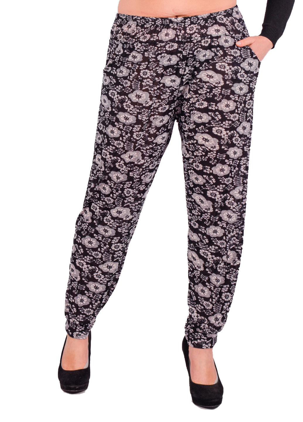 

Женские лёгкие свободные штаны Натали K1-6. Размер 54-58.