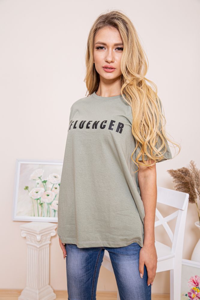 

Футболка женская 102R144 цвет Хаки XXXL