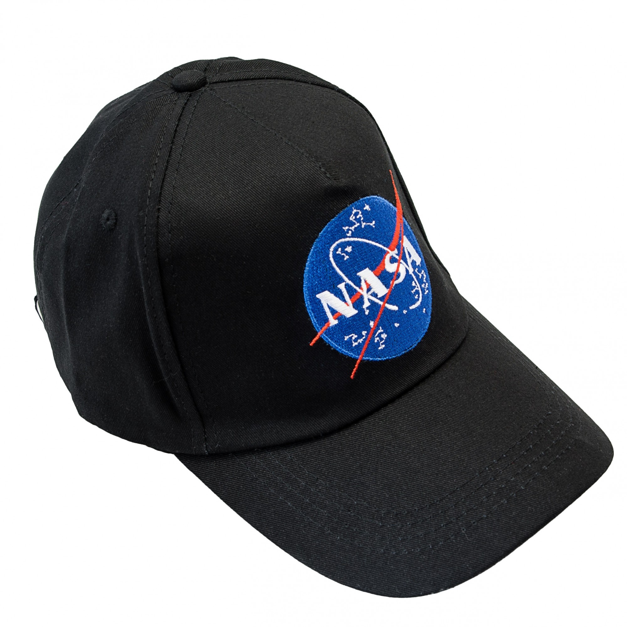 

Кепка Бейсболка WM c логотипом NASA черная