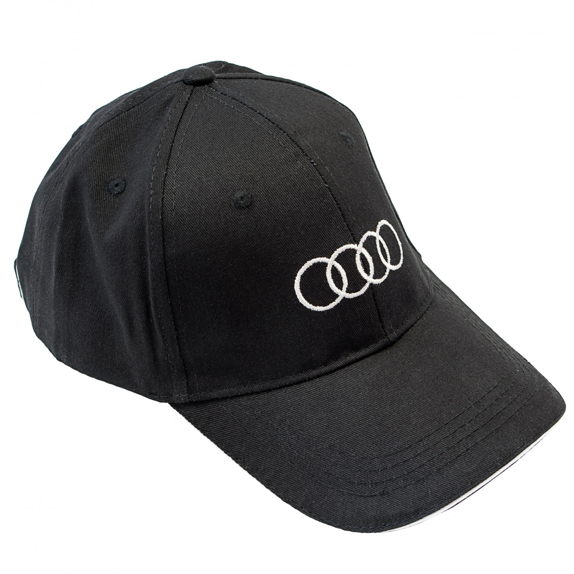 

Кепка Бейсболка WM c логотипом AUDI черная с белым