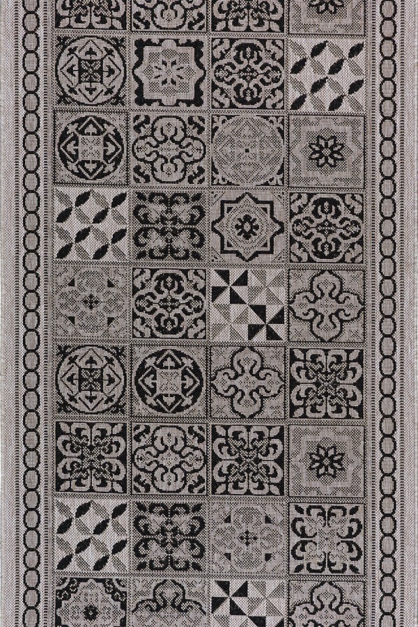 

Ковер Devos-Caby NATURA 20369 1.20 x 1.2 Серый_silver/black
