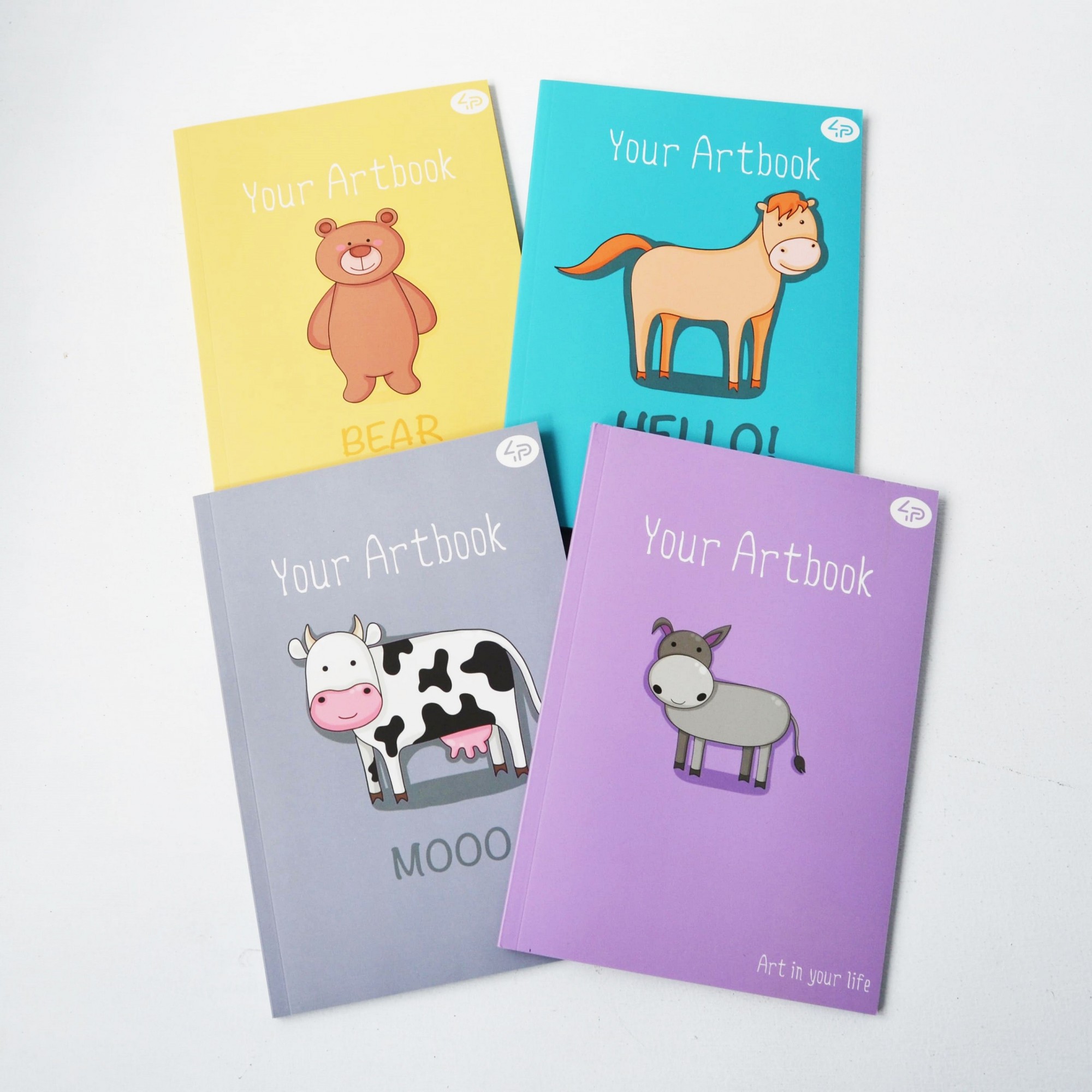 

Набор блокнотов 4Profi Artbook Animals 2 А5 формат 64 листа