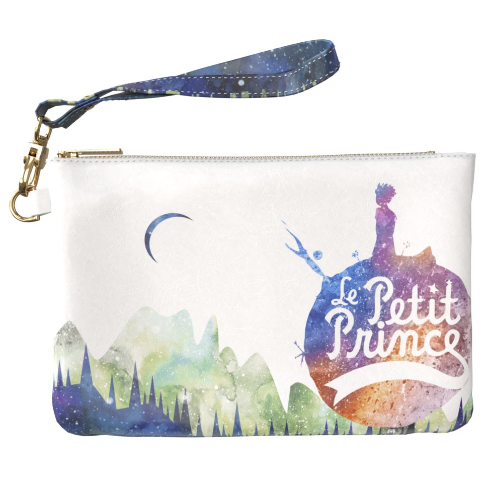 

Женская косметичка, дорожная сумочка (Le Petit Prince) ручной роботы из эко-кожи