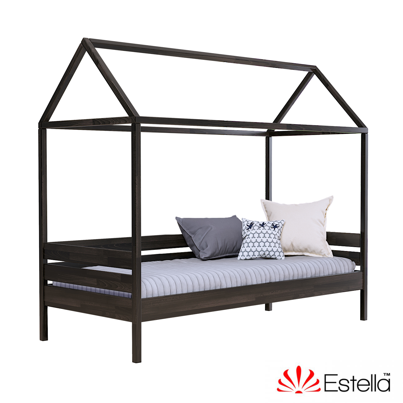 

Кровать детская Амми без ящиков Estella 90х190 106 - венге Щит Л25