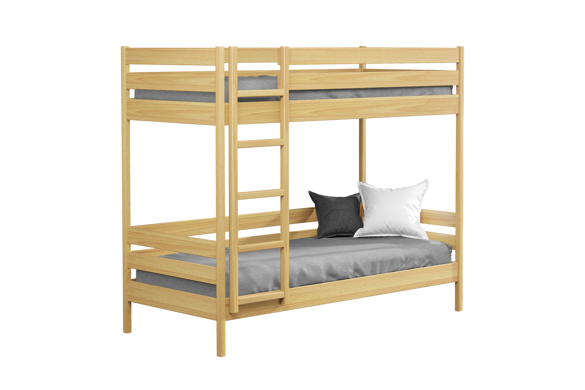 

Двухъярусная кровать Дуэт без ящиков Estella 90х190 102 - бук Масив 2Л25