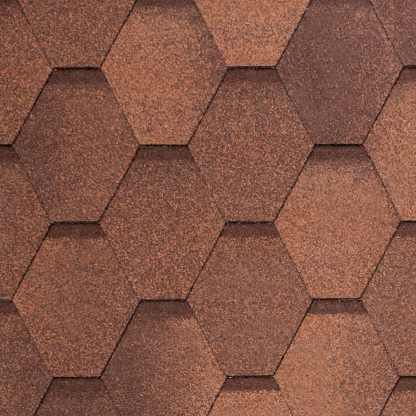 

Битумная черепица Tegola NOBILE TILE ВЕСТ Красно-коричневый