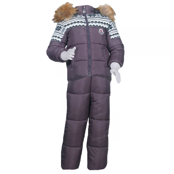 

Детский костюм для зимы холлофайбер 3 года (98 см) O 70033-grey серый цвет