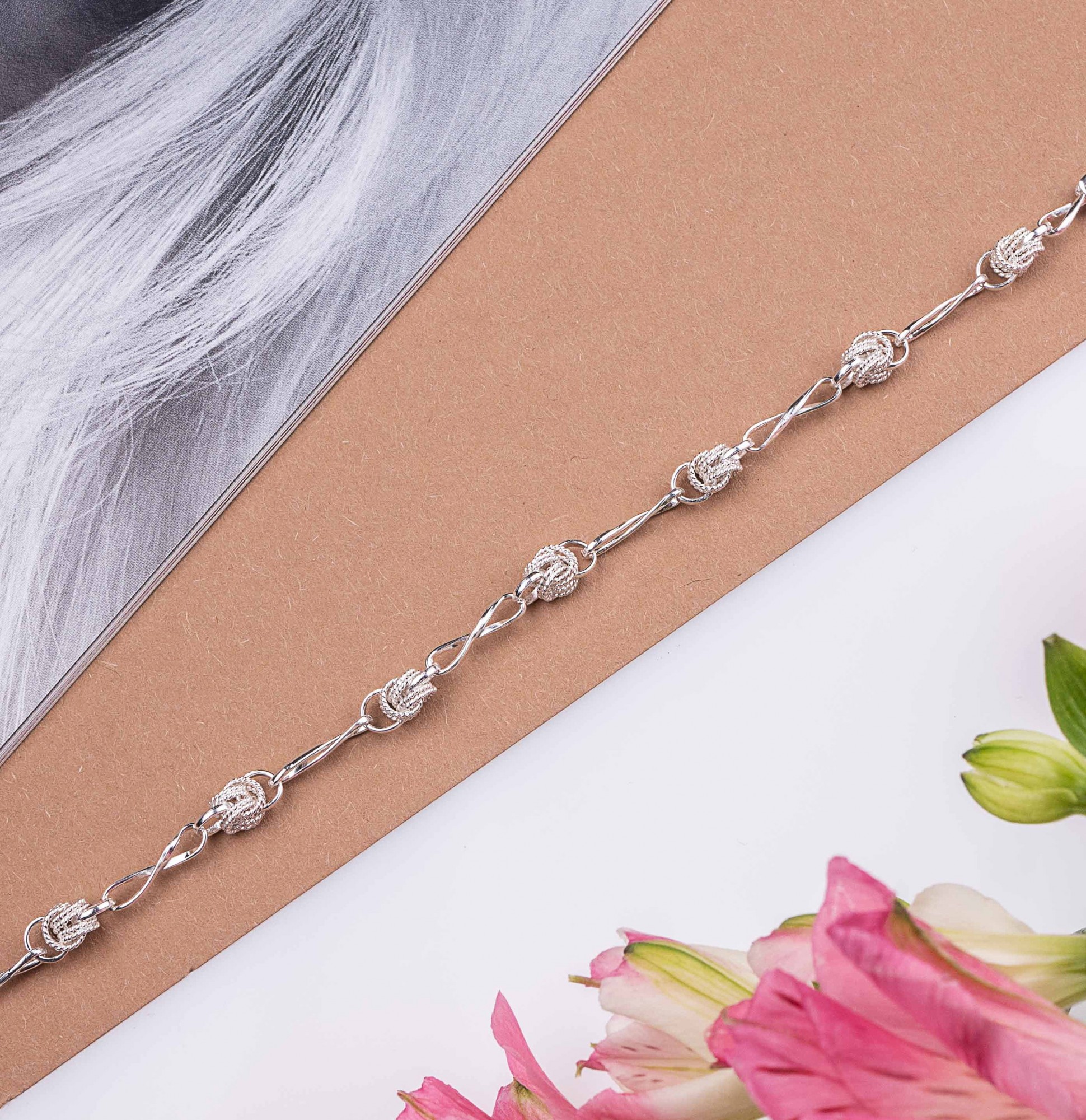 

Серебряная цепочка Орех с восьмеркой 50 см 14,25 грамм арт 115