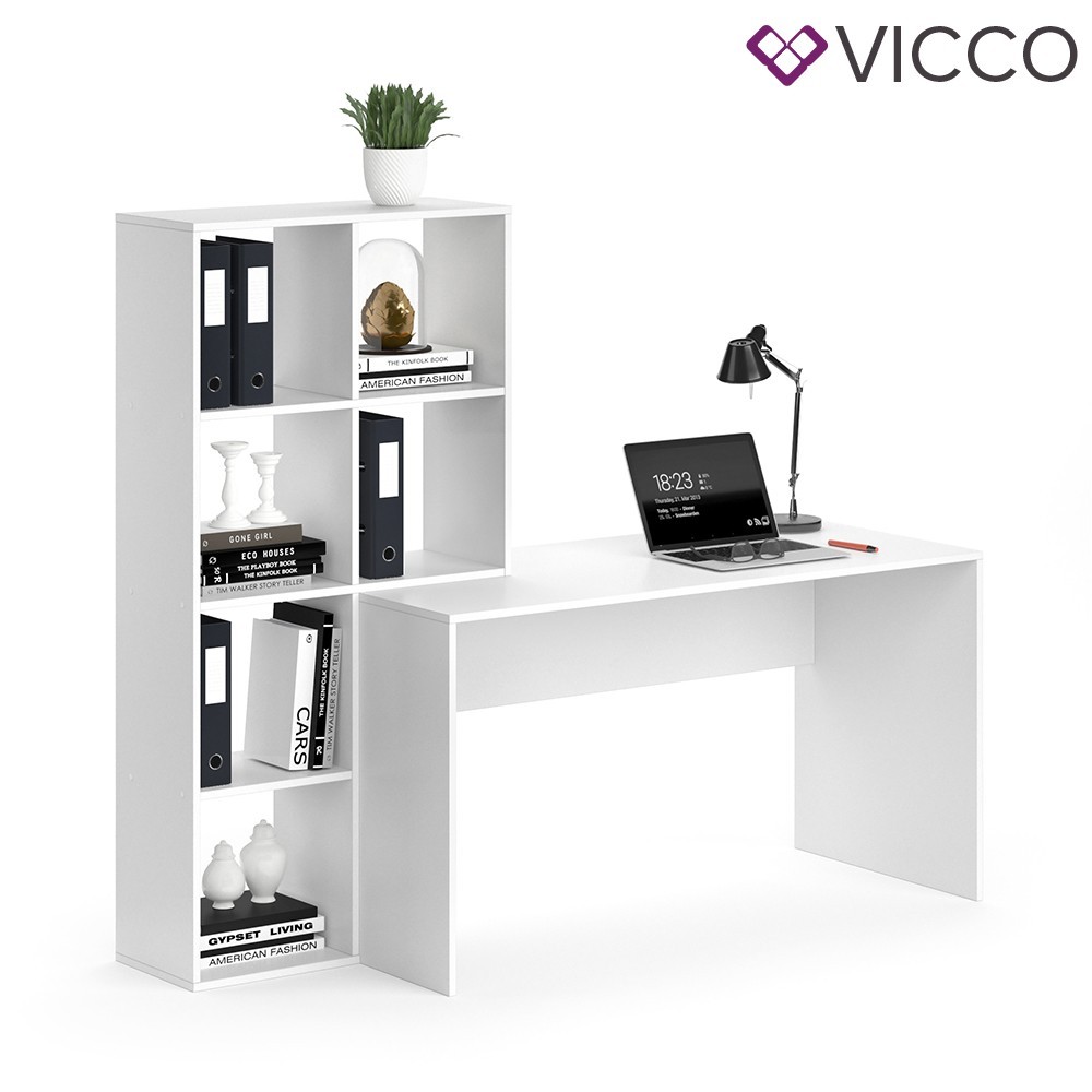 

Письменный стол Vicco Mara с полками, белый