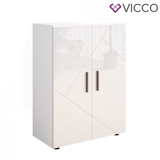 

Шкаф пенал для ванной Vicco Irma 60x81, белый