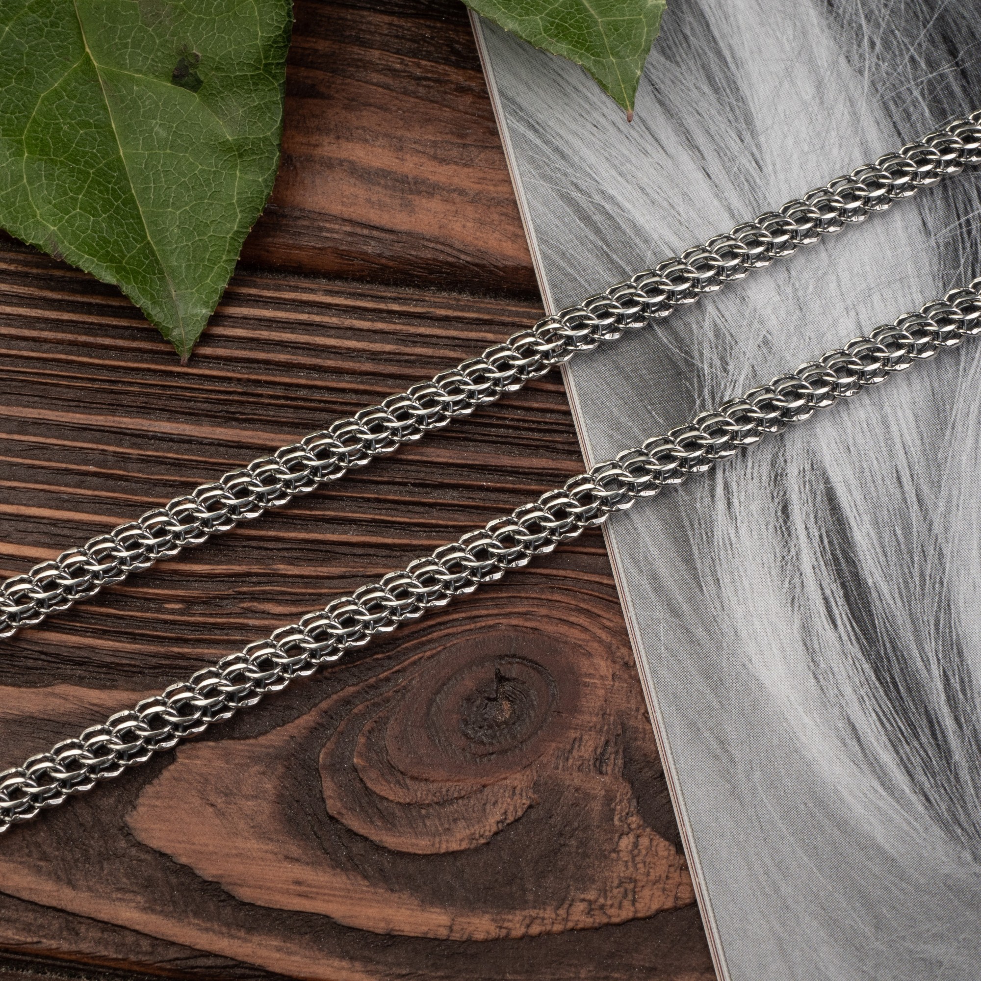 

Серебряная цепочка Венеция (кардинал, питон, американка) 45 см 16,85 грамм арт 106ч