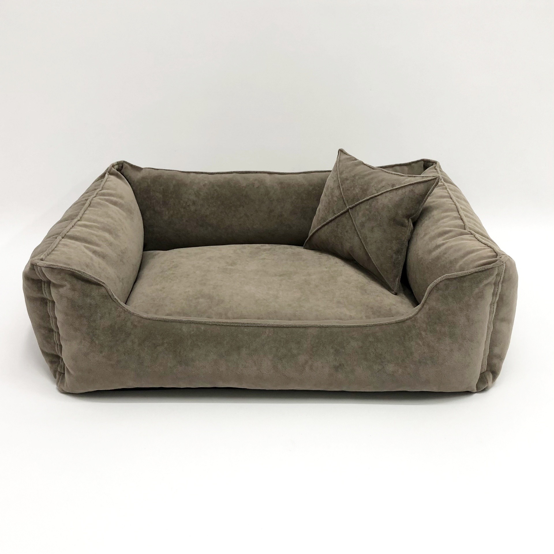 

Лежак для собак и котов Mamo pets Comfortable S (60×45×18 см) Tobacco brown