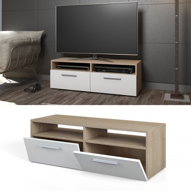 

Тумба под телевизор Vicco Diego 95x36, белая сонома