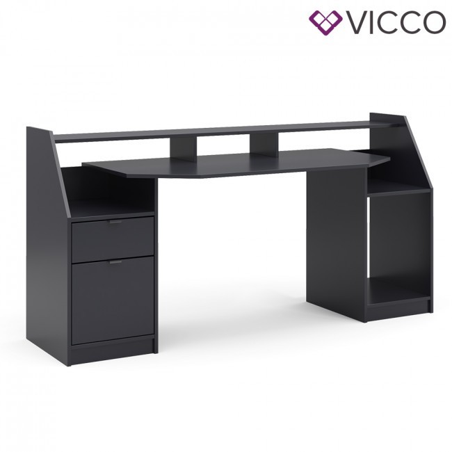 

Большой геймерский стол Vicco Joel 180 см, черный