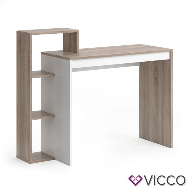 

Компьютерный стол Vicco Leo, белый сонома