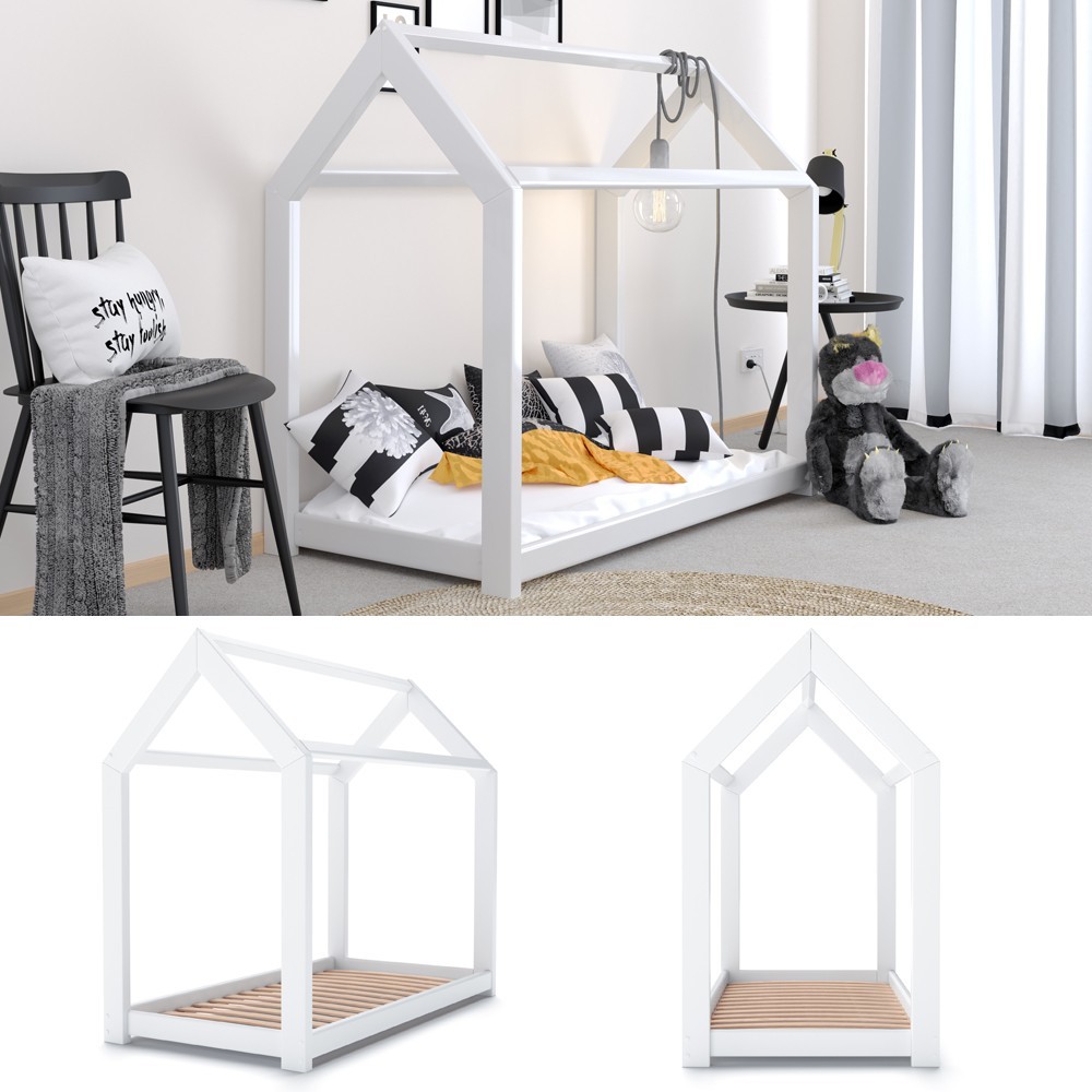 

Детская кровать-домик VitaliSpa, 70x140, белая