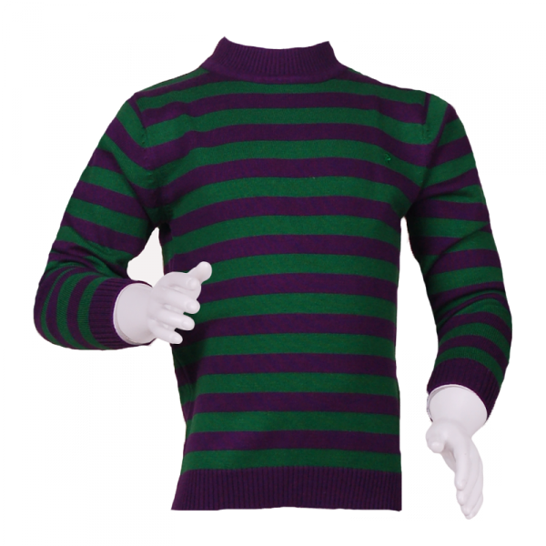 

Свитер в яркую полоску на 1 год 1 год (75см) O 20034-violet1 фиолетовый цвет