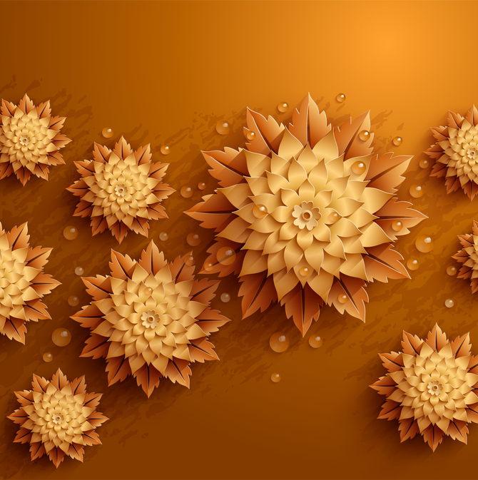 

Фотообои 3D '3D Цветы' (2589) , Иней