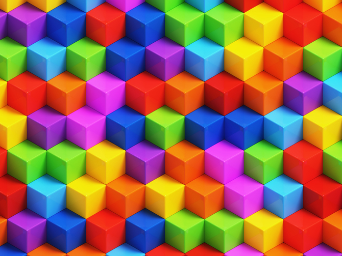 

Фотообои 3D 'Кубики' (2559) , Фреска